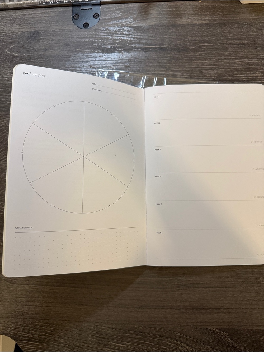 Cloth & Paper Goal Mapping Notebook - Picture 4 of 6